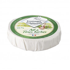 З часником та травами безлактозний 60% ваг Fromager d’Affinois